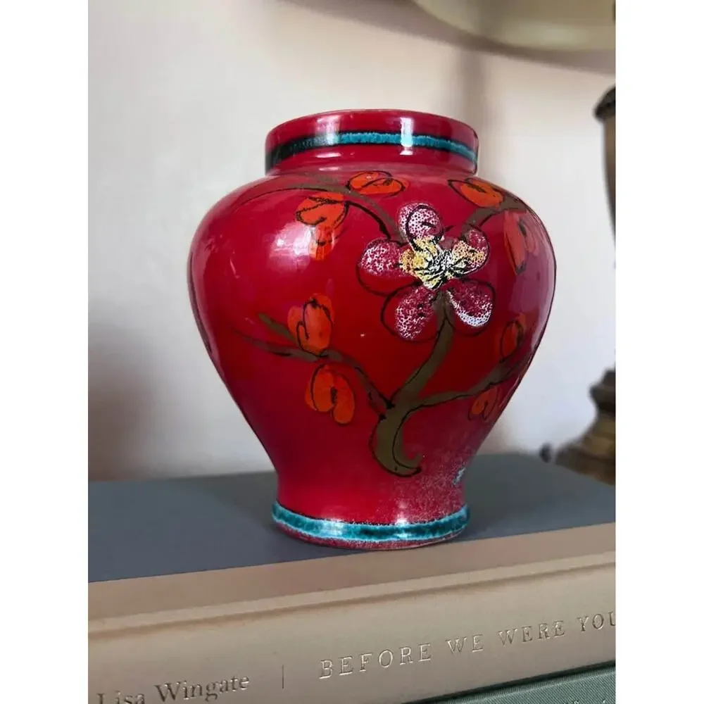Handpainted Italian Vase